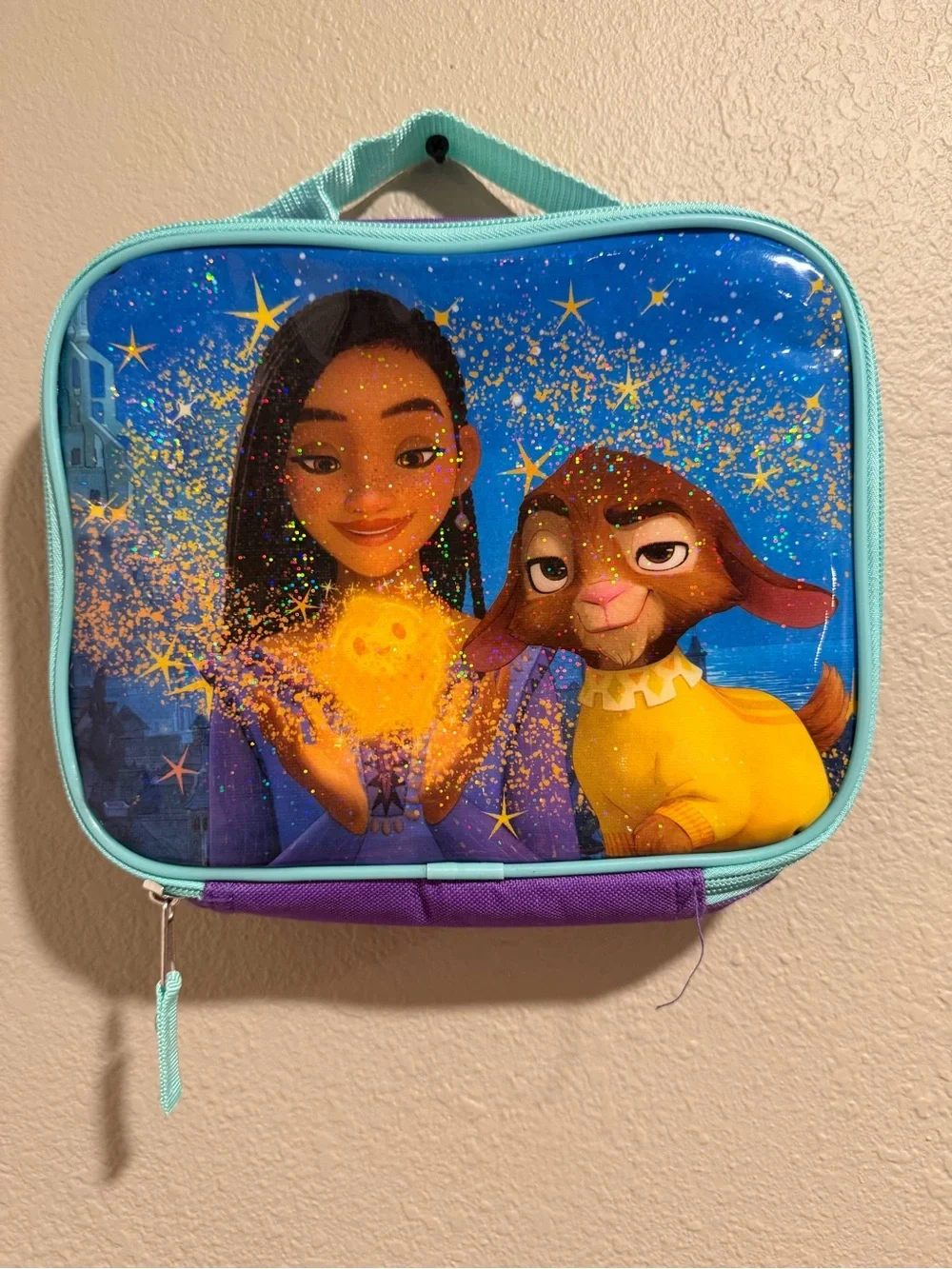 Disney Wish Backpack Lunch Box Pencil Pouch 3-Piece Set Asha Star Goat.